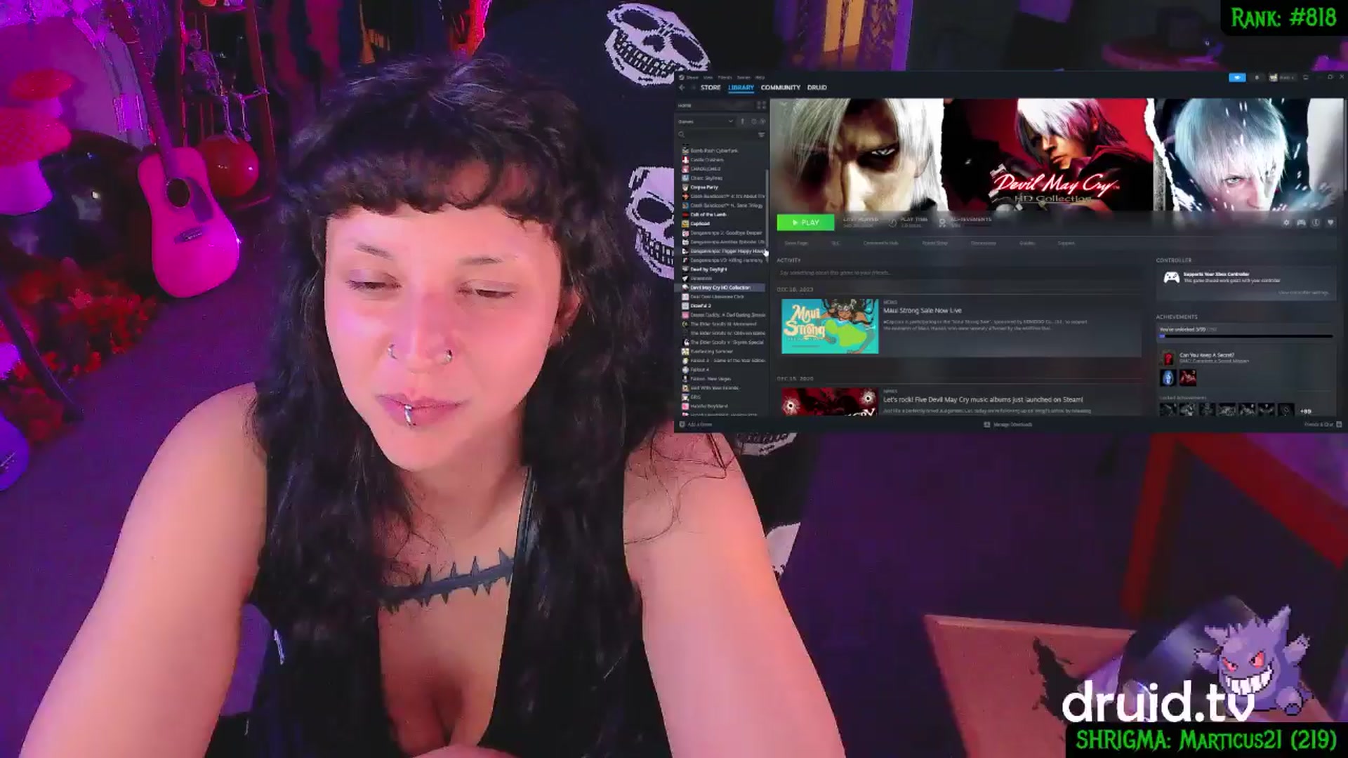 Gallery image thumbnail from druidjpg's myfreecams stream on, 06/17/2025, 05:52 image 11 of 20