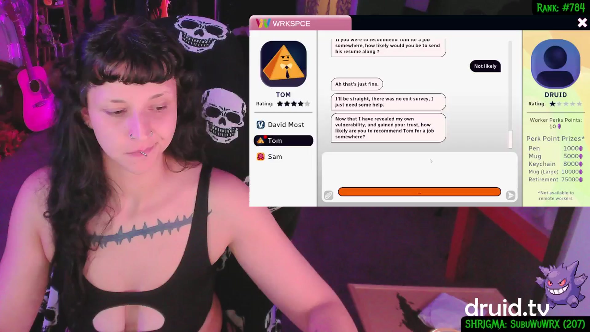 Gallery image thumbnail from druidjpg's myfreecams stream on, 06/19/2025, 05:57 image 8 of 20
