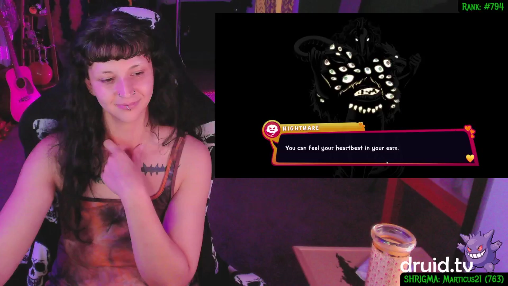 Gallery image thumbnail from druidjpg's myfreecams stream on, 06/20/2025, 03:29 image 8 of 20