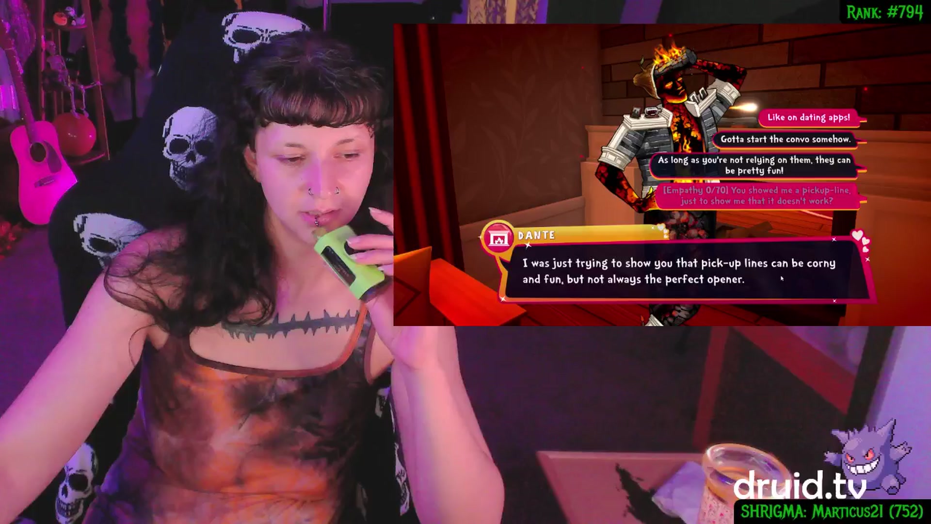 Gallery image thumbnail from druidjpg's myfreecams stream on, 06/20/2025, 03:29 image 3 of 20