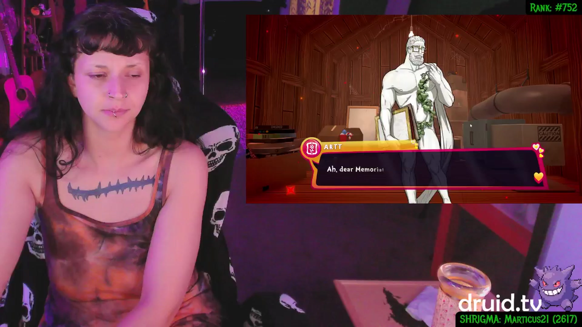 Gallery image thumbnail from druidjpg's myfreecams stream on, 06/20/2025, 07:29 image 18 of 20