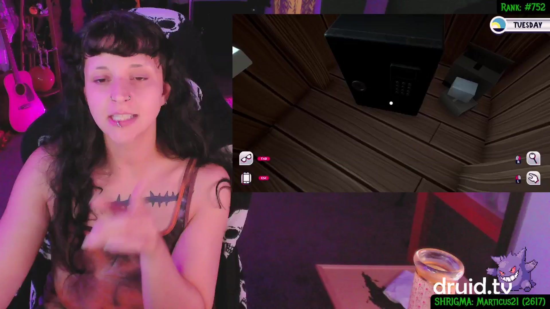 Gallery image thumbnail from druidjpg's myfreecams stream on, 06/20/2025, 07:29 image 15 of 20