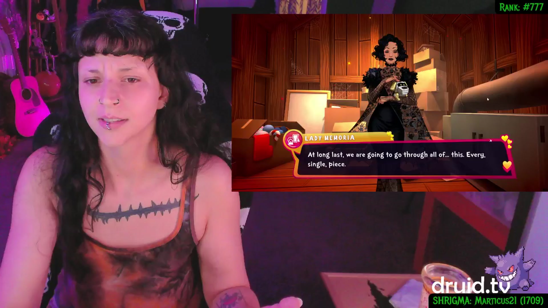 Gallery image thumbnail from druidjpg's myfreecams stream on, 06/20/2025, 07:29 image 3 of 20