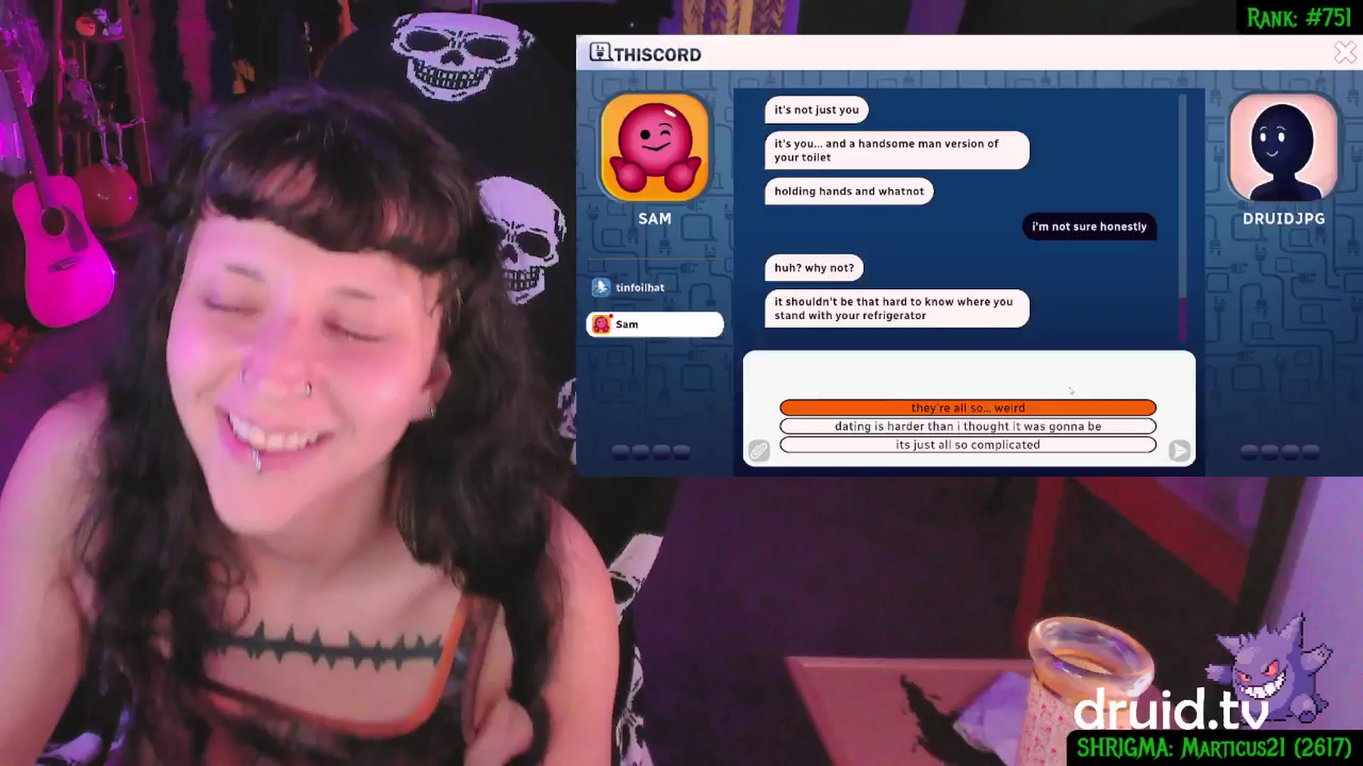 Gallery image thumbnail from druidjpg's myfreecams stream on, 06/20/2025, 07:29 image 13 of 20