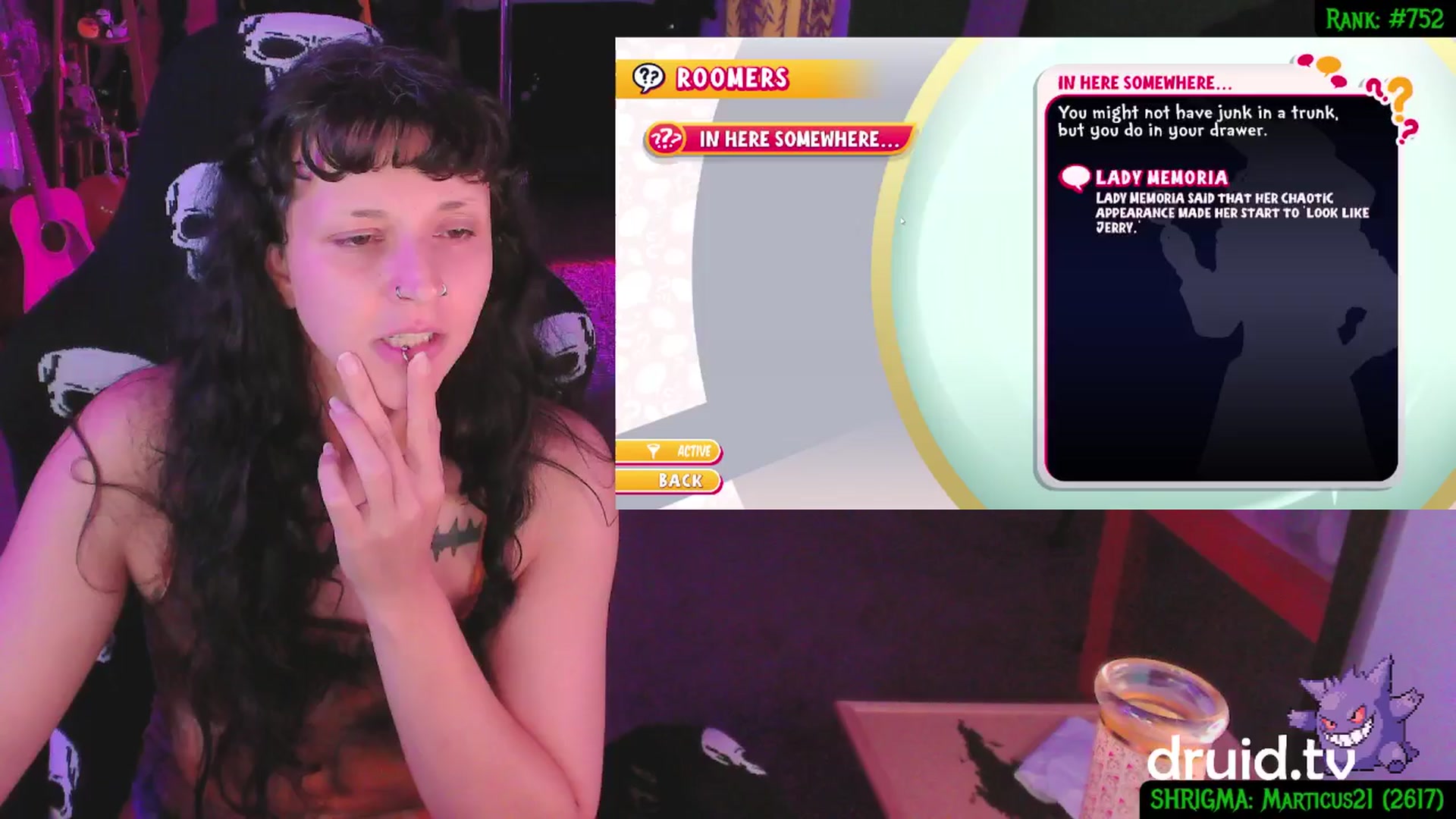 Gallery image thumbnail from druidjpg's myfreecams stream on, 06/20/2025, 07:29 image 19 of 20