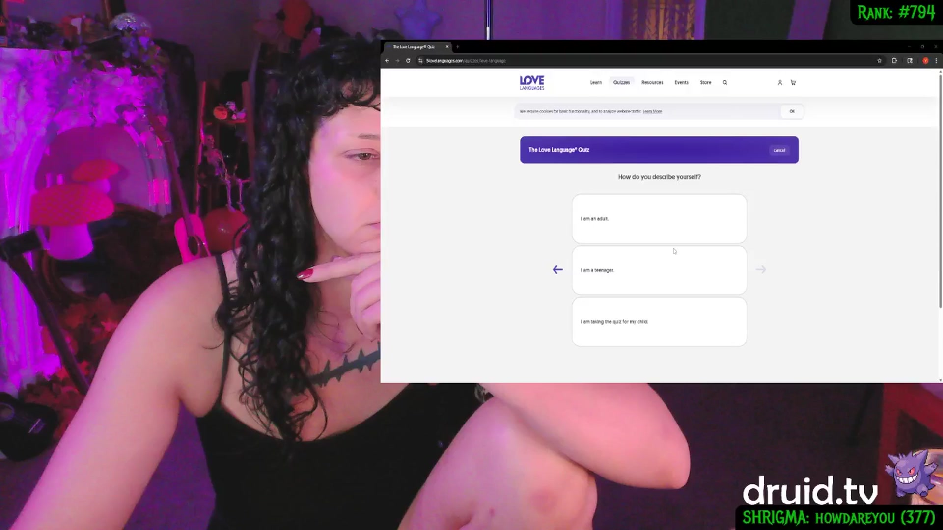 Gallery image thumbnail from druidjpg's myfreecams stream on, 06/26/2025, 05:43 image 7 of 20