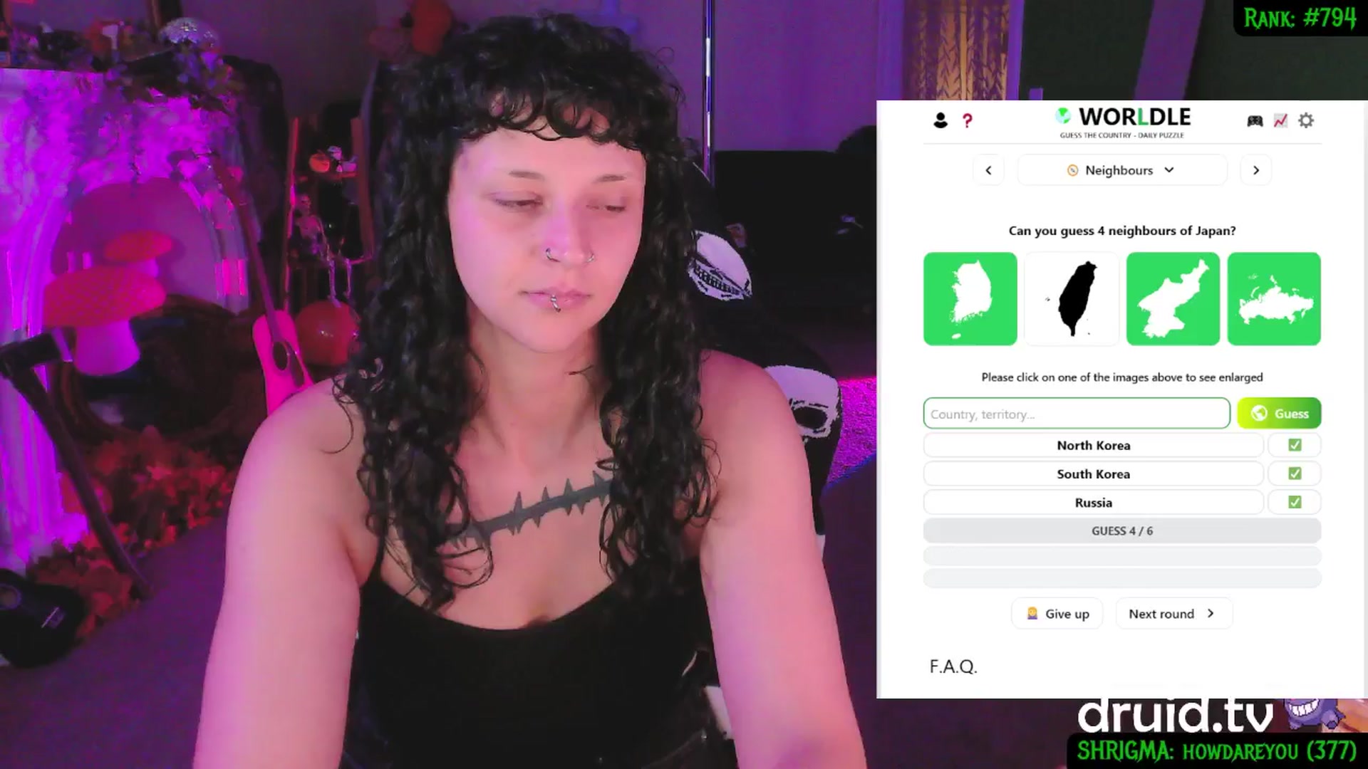 Gallery image thumbnail from druidjpg's myfreecams stream on, 06/26/2025, 05:43 image 2 of 20