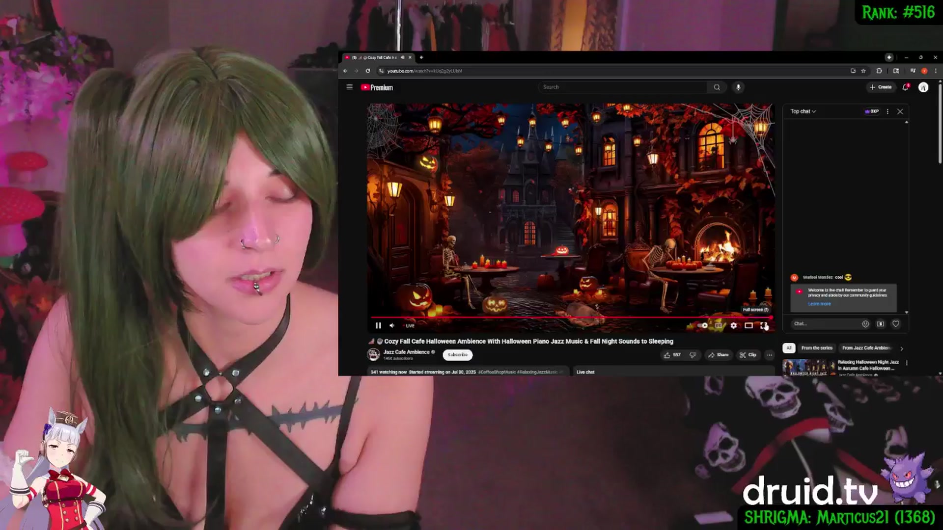 Gallery image thumbnail from druidjpg's myfreecams stream on, 10/09/2025, 08:24 image 2 of 20