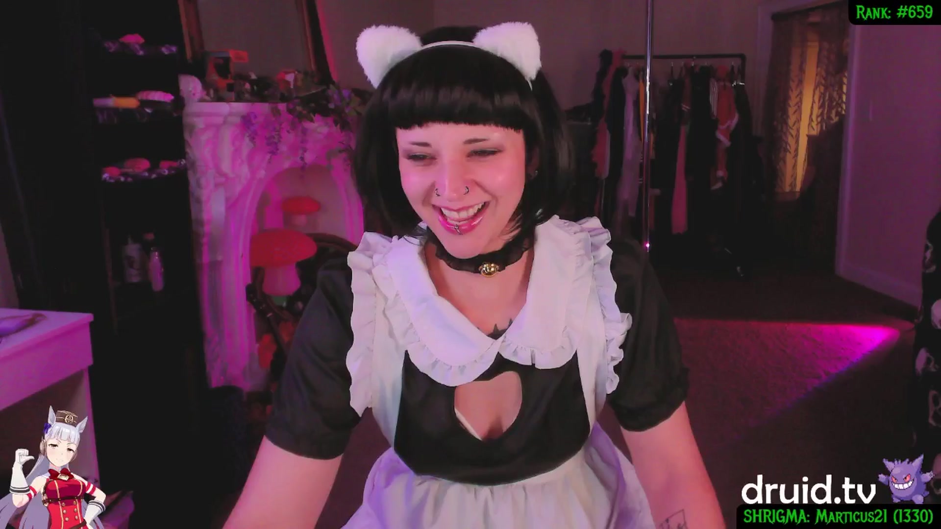 Gallery image thumbnail from druidjpg's myfreecams stream on, 10/12/2025, 08:17 image 4 of 20