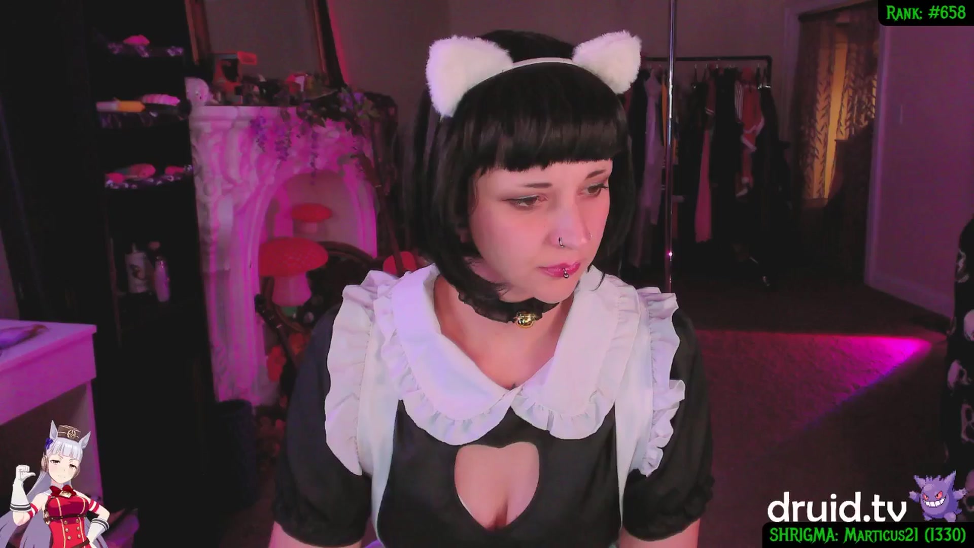 Gallery image thumbnail from druidjpg's myfreecams stream on, 10/12/2025, 08:17 image 1 of 20