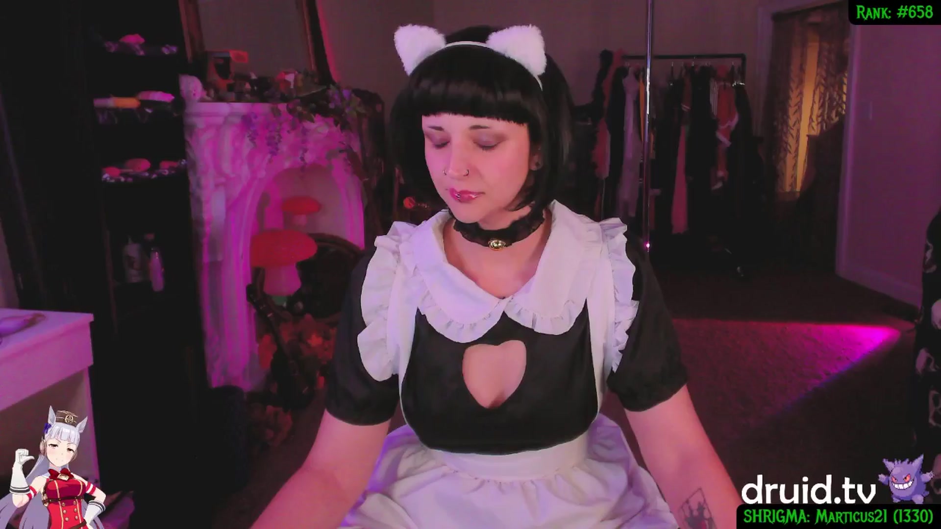 Gallery image thumbnail from druidjpg's myfreecams stream on, 10/12/2025, 08:17 image 2 of 20