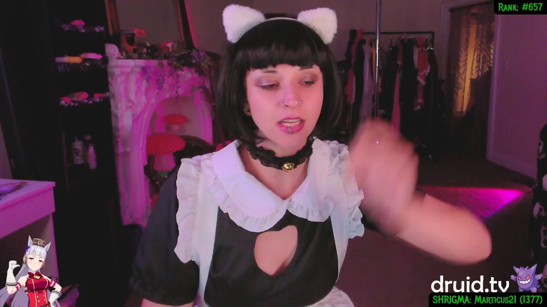 Gallery image thumbnail from druidjpg's myfreecams stream on, 10/12/2025, 08:17 image 17 of 20