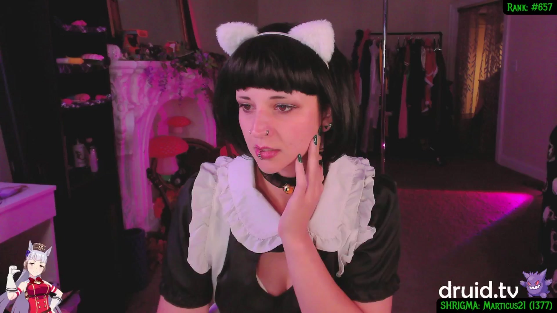 Gallery image thumbnail from druidjpg's myfreecams stream on, 10/12/2025, 08:17 image 20 of 20