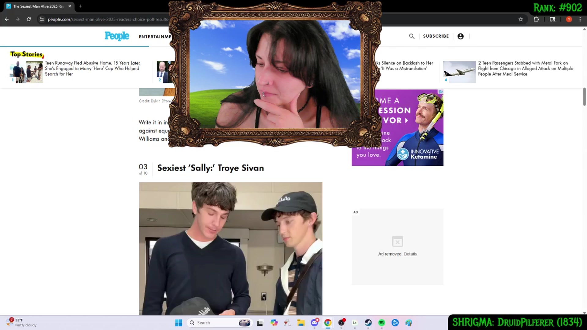 Gallery image thumbnail from druidjpg's myfreecams stream on, 10/29/2025, 07:54 image 17 of 20