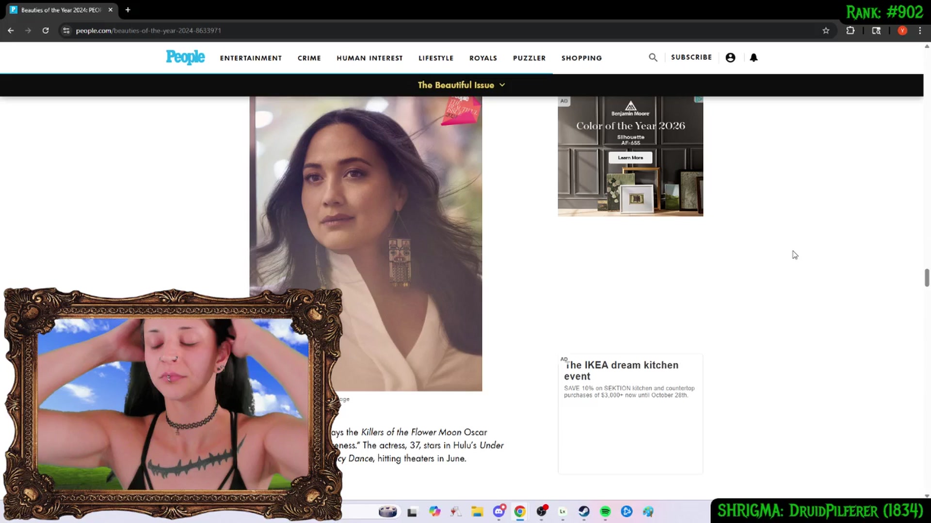 Gallery image thumbnail from druidjpg's myfreecams stream on, 10/29/2025, 07:54 image 19 of 20