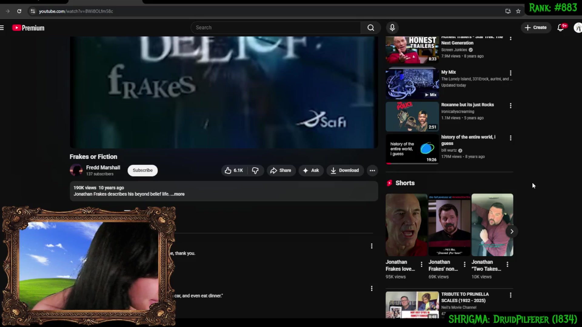 Gallery image thumbnail from druidjpg's myfreecams stream on, 10/29/2025, 11:51 image 9 of 20