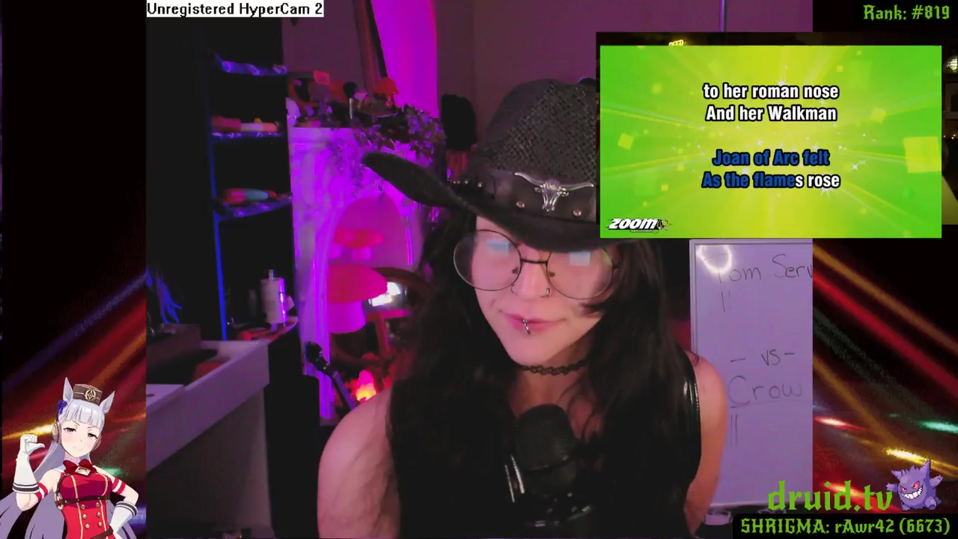 Gallery image thumbnail from druidjpg's myfreecams stream on, 01/12/2026, 11:37 image 3 of 20