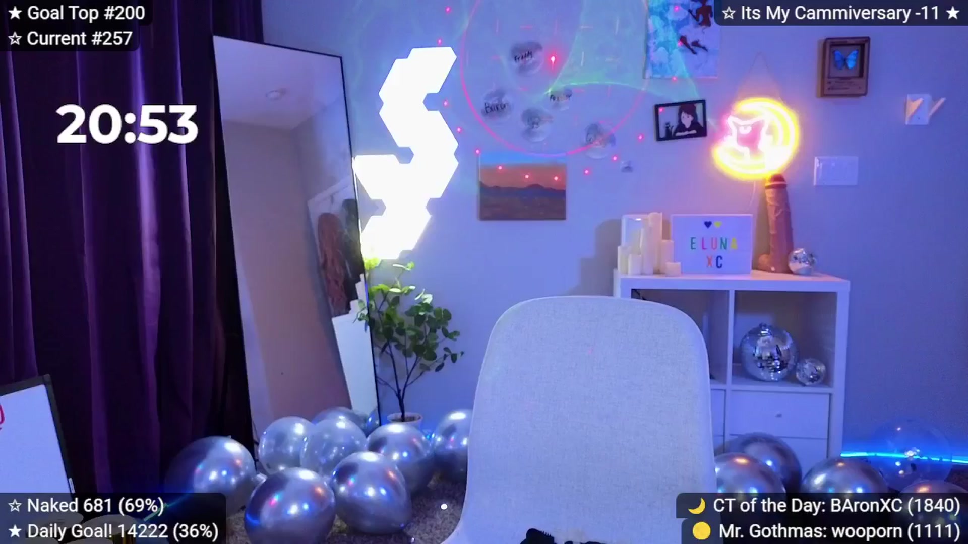 Gallery image thumbnail from elunaxc's myfreecams stream on, 01/11/2026, 24:01 image 9 of 20