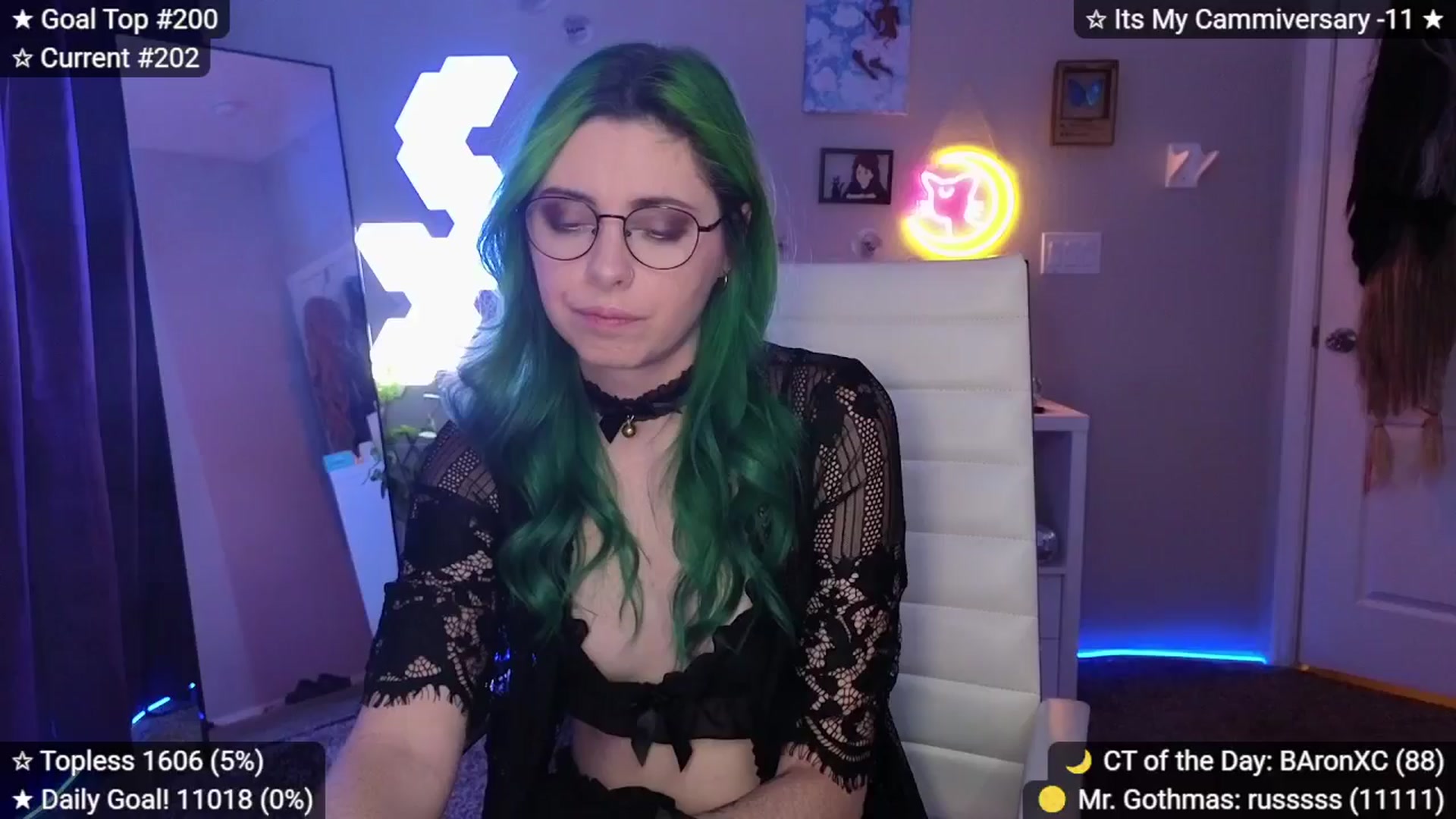 Gallery image thumbnail from elunaxc's myfreecams stream on, 01/18/2026, 04:09 image 1 of 20