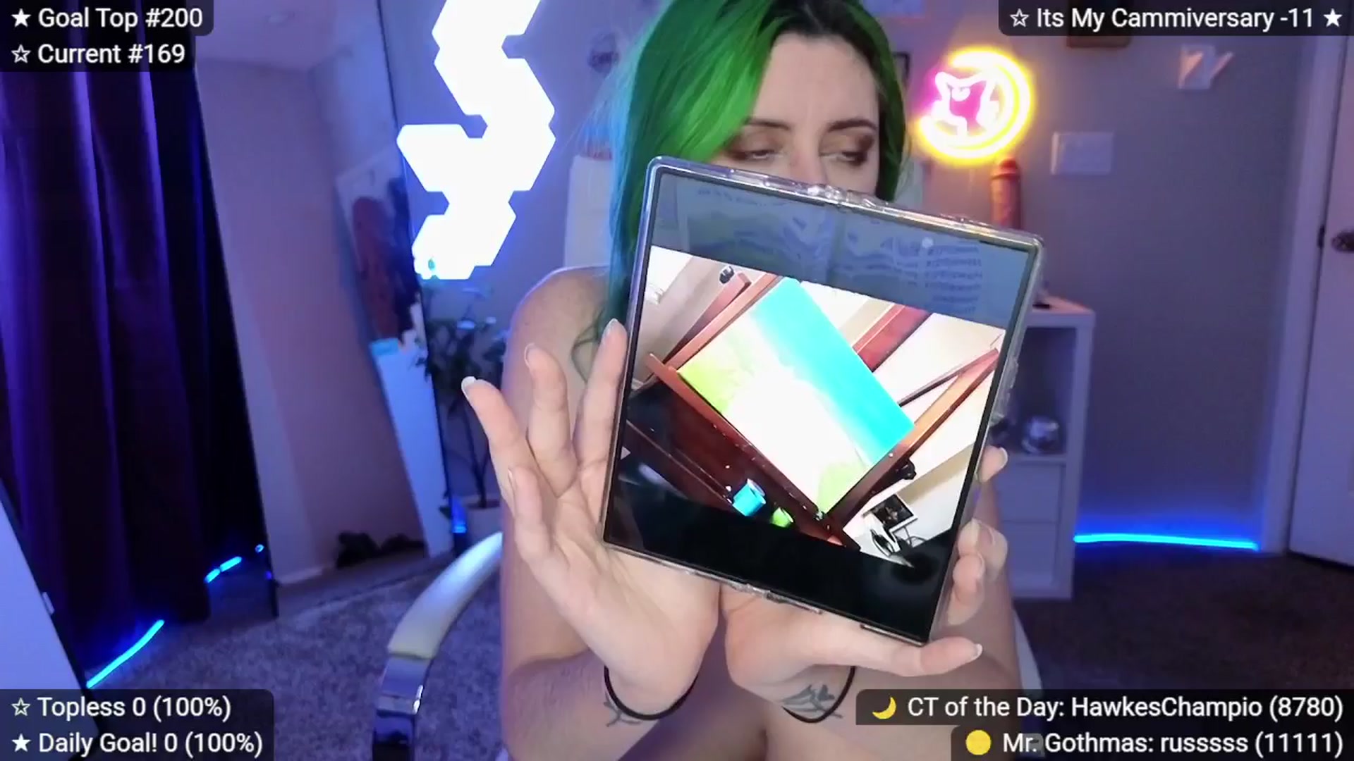 Gallery image thumbnail from elunaxc's myfreecams stream on, 01/18/2026, 04:09 image 20 of 20