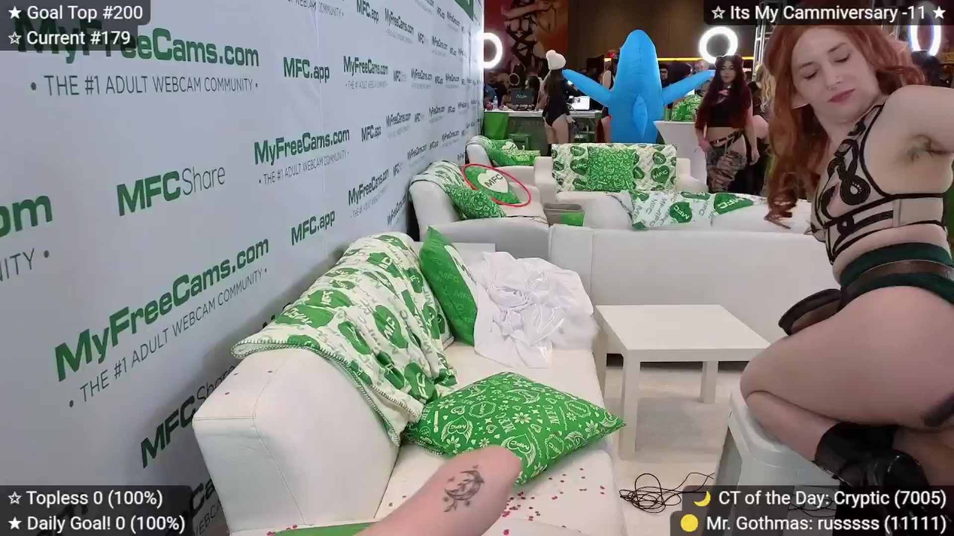 Gallery image thumbnail from elunaxc's myfreecams stream on, 01/23/2026, 03:11 image 8 of 20