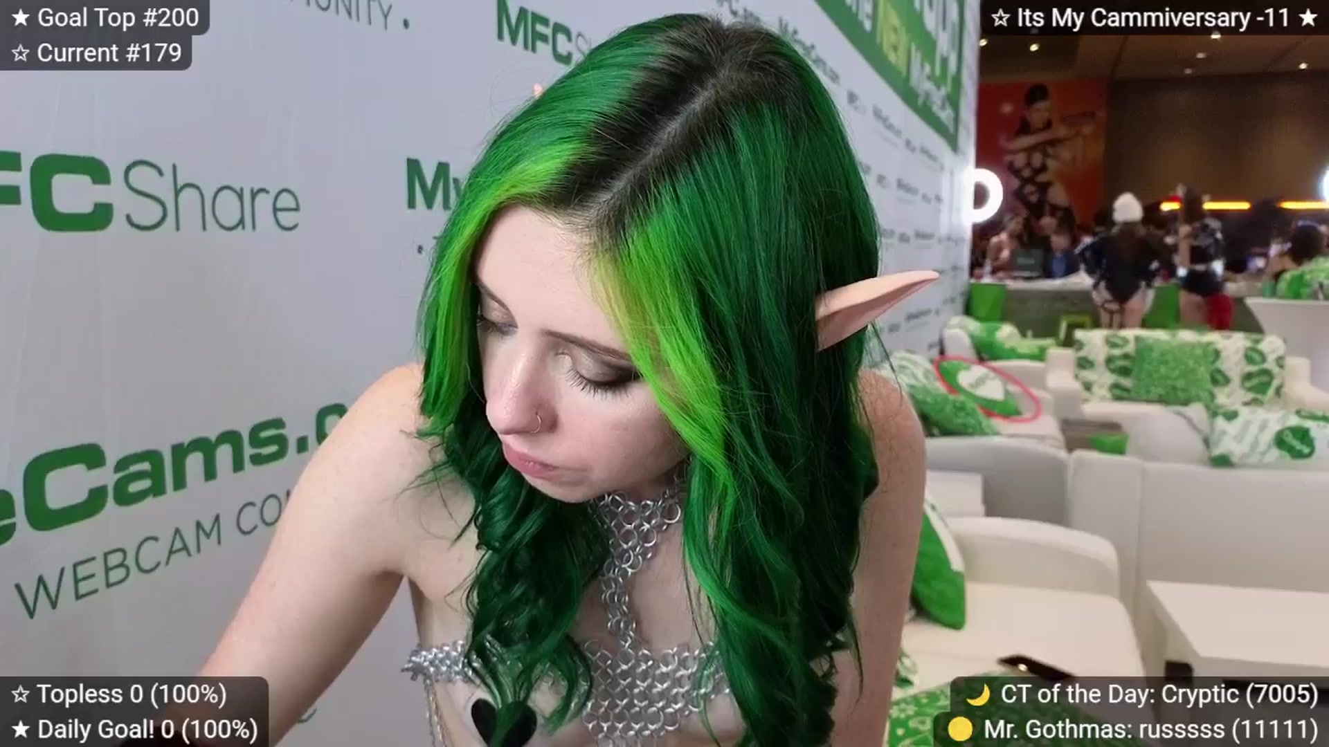 Gallery image thumbnail from elunaxc's myfreecams stream on, 01/23/2026, 03:11 image 10 of 20