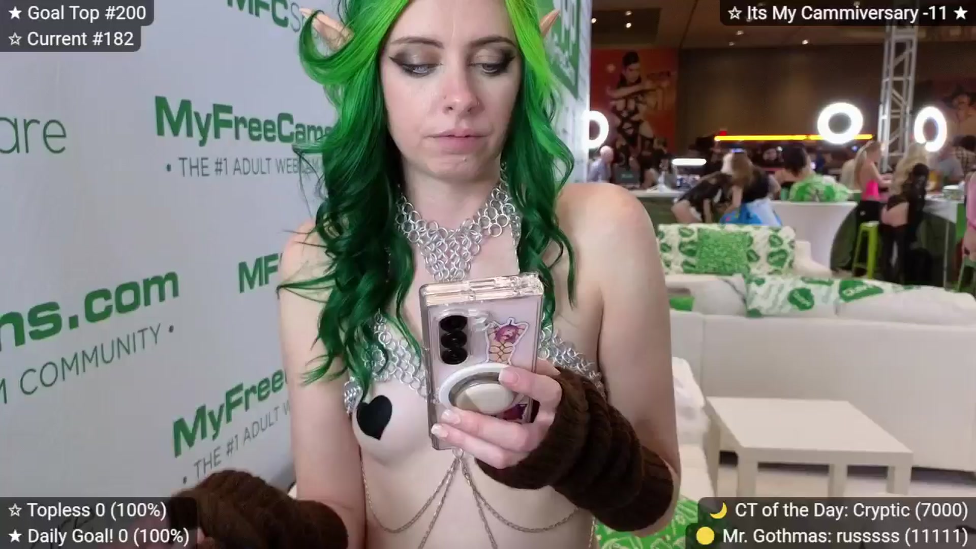 Gallery image thumbnail from elunaxc's myfreecams stream on, 01/23/2026, 03:55 image 3 of 20
