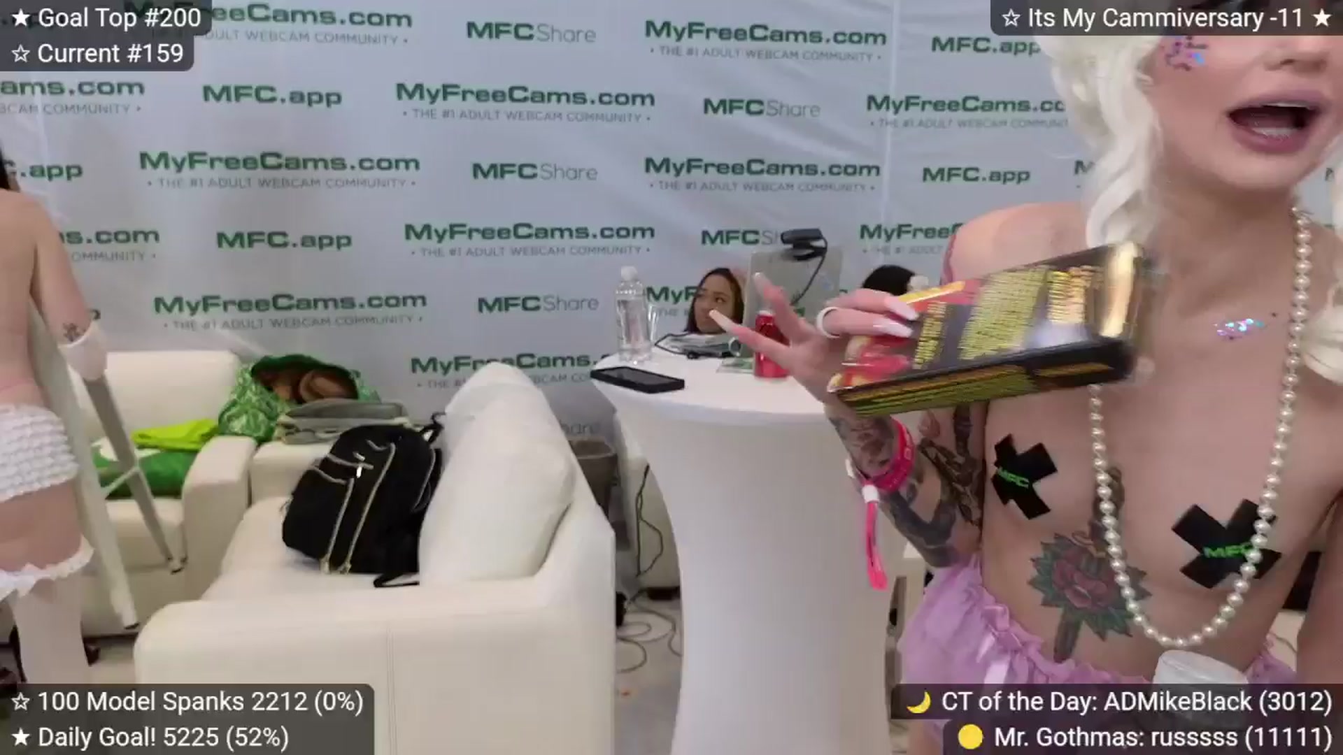 Gallery image thumbnail from elunaxc's myfreecams stream on, 01/24/2026, 04:01 image 10 of 20