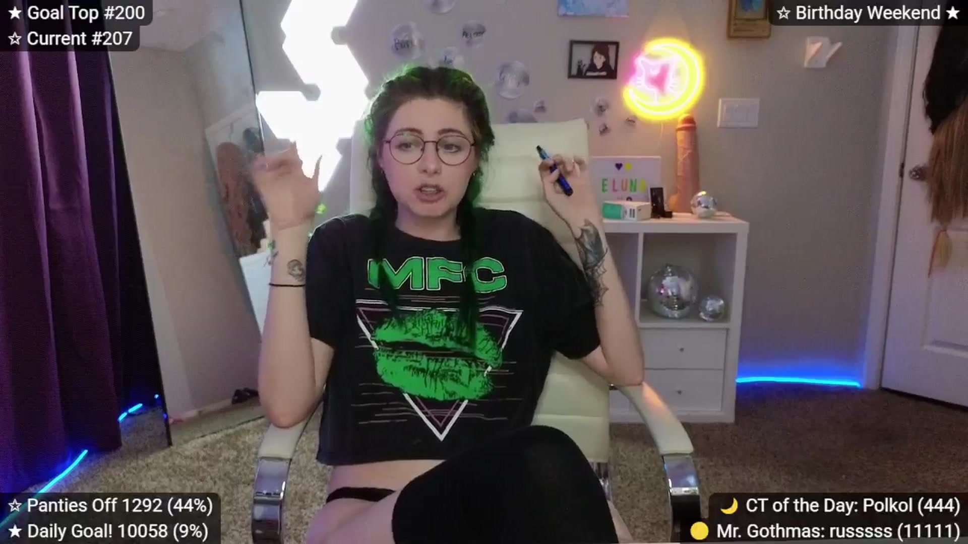 Gallery image thumbnail from elunaxc's myfreecams stream on, 01/31/2026, 03:42 image 7 of 20
