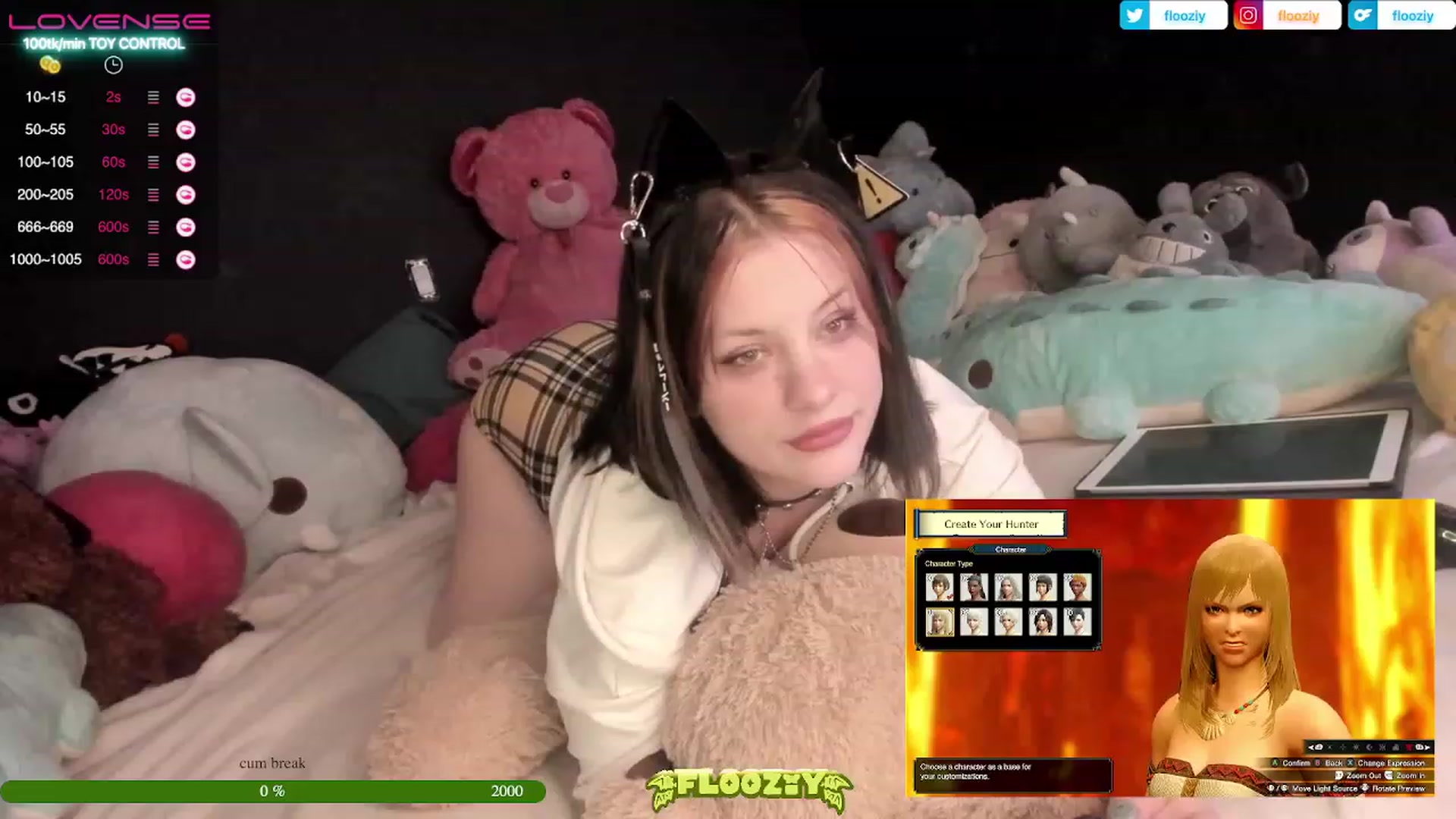 Gallery image thumbnail from flooziy's myfreecams stream on, 01/29/2023, 08:49 image 1 of 20