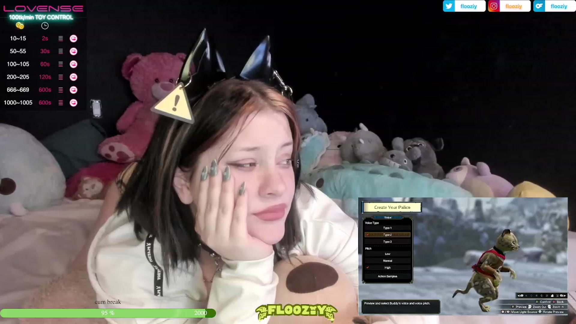 Gallery image thumbnail from flooziy's myfreecams stream on, 01/29/2023, 08:49 image 9 of 20