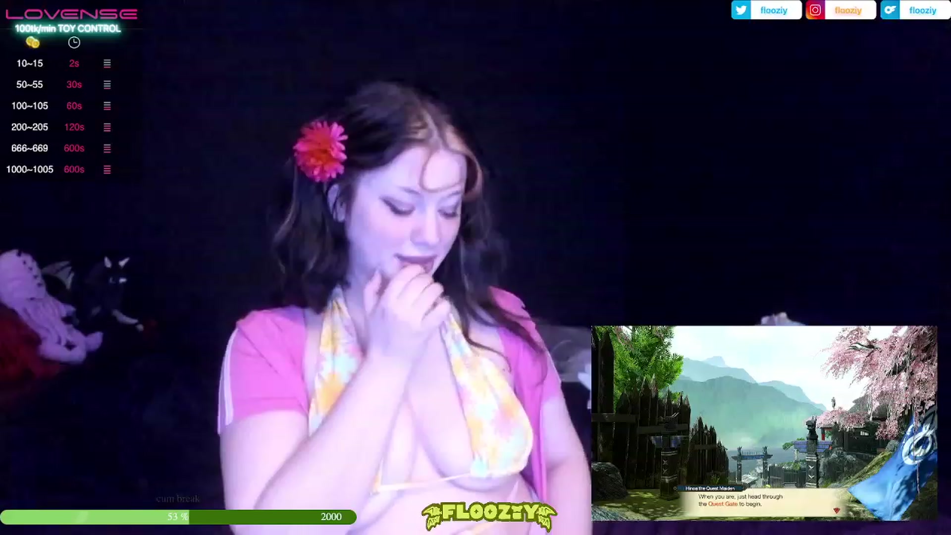 Gallery image thumbnail from flooziy's myfreecams stream on, 01/31/2023, 03:08 image 13 of 20
