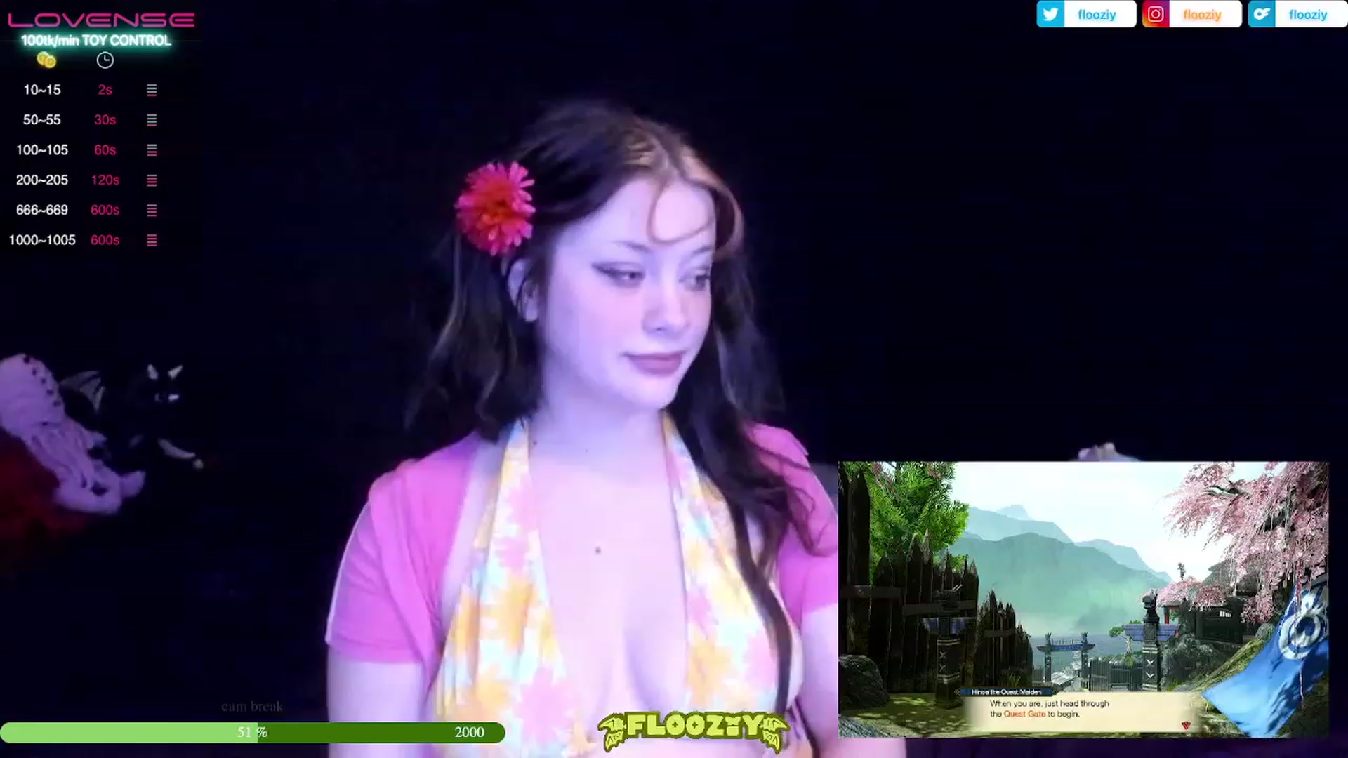 Gallery image thumbnail from flooziy's myfreecams stream on, 01/31/2023, 03:08 image 10 of 20