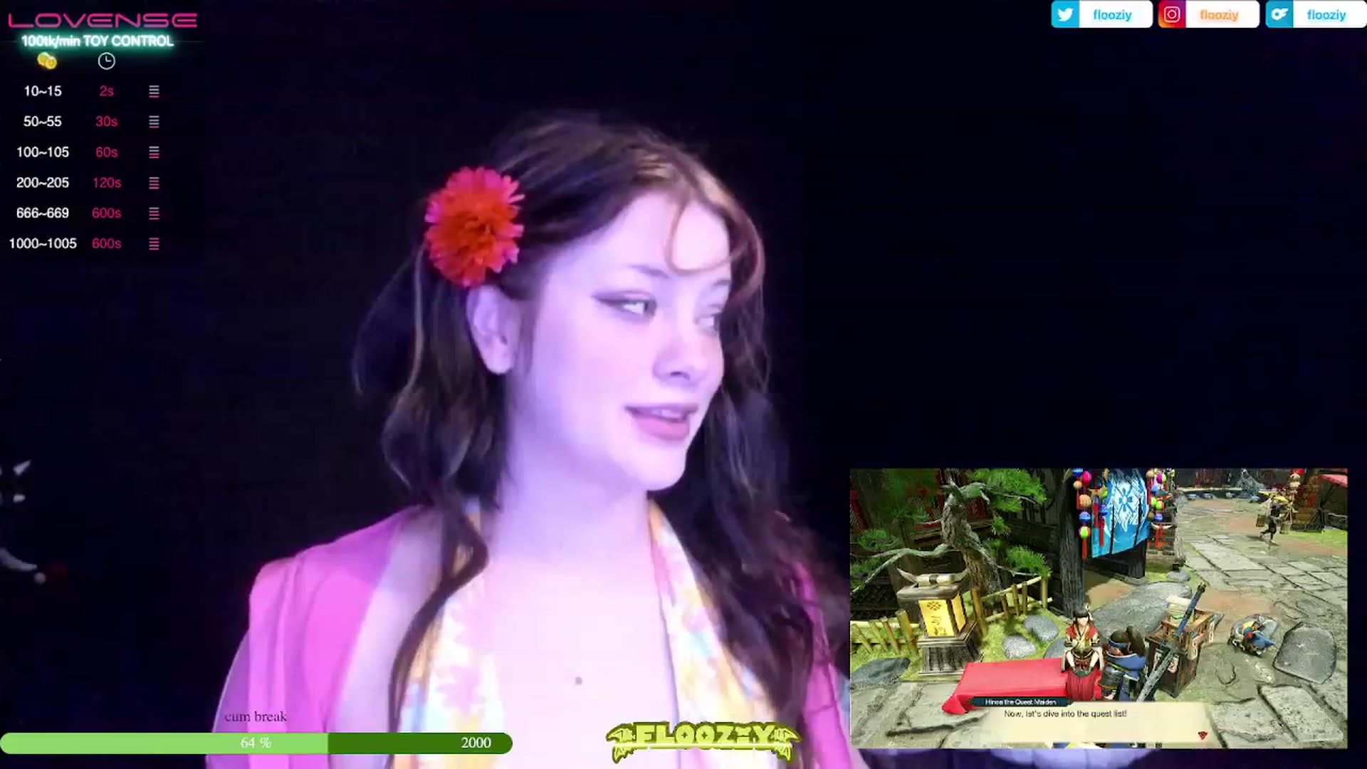 Gallery image thumbnail from flooziy's myfreecams stream on, 01/31/2023, 03:08 image 20 of 20