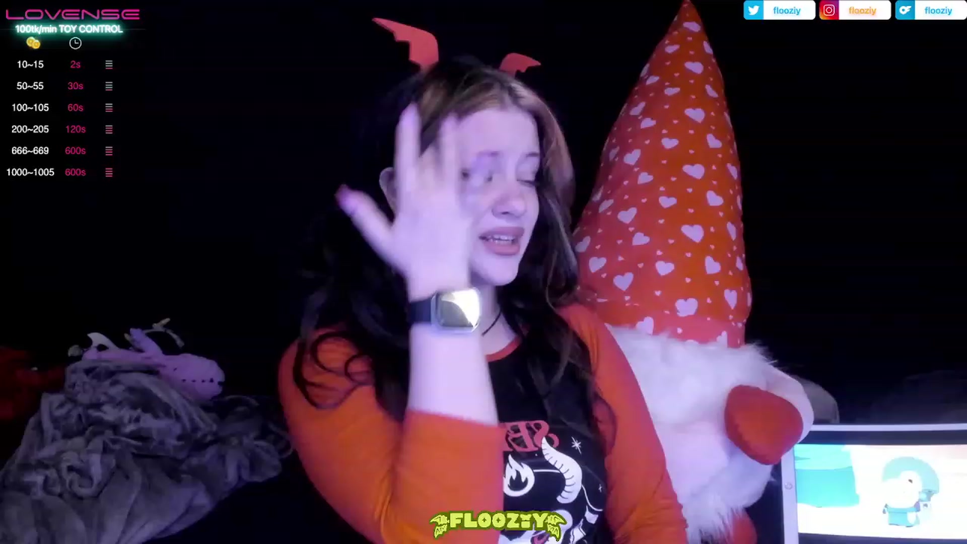 Gallery image thumbnail from flooziy's myfreecams stream on, 02/04/2023, 06:22 image 15 of 20
