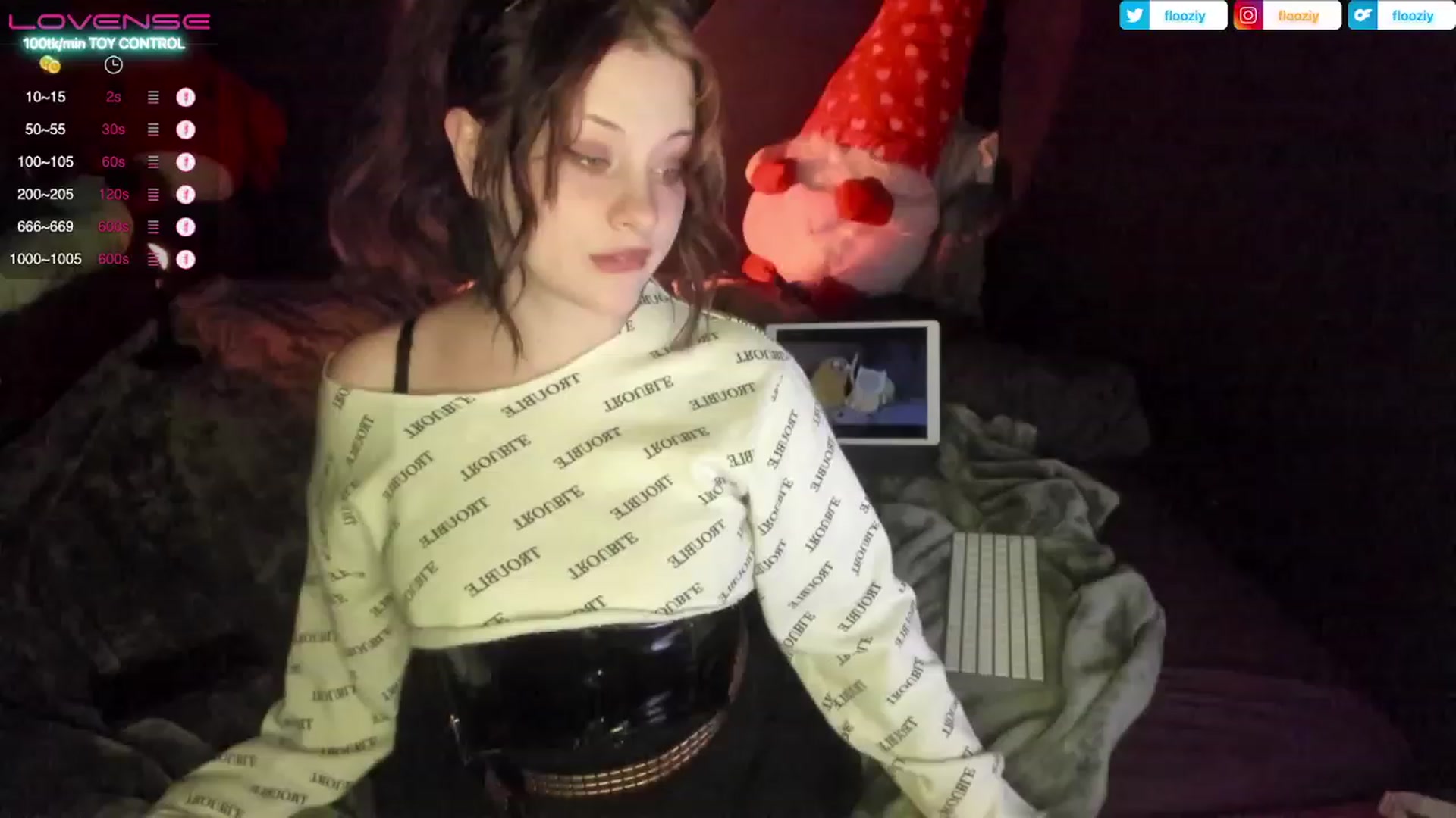 Gallery image thumbnail from flooziy's myfreecams stream on, 02/09/2023, 08:12 image 3 of 20