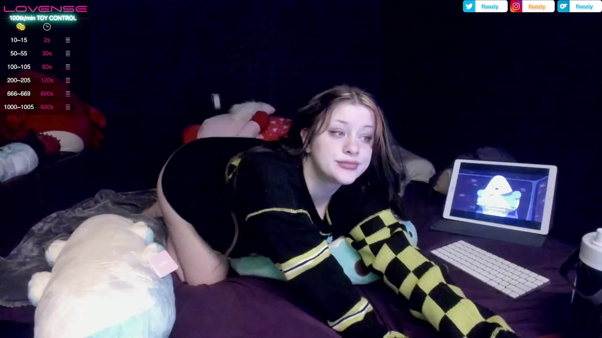 Gallery image thumbnail from flooziy's myfreecams stream on, 02/10/2023, 09:10 image 14 of 20