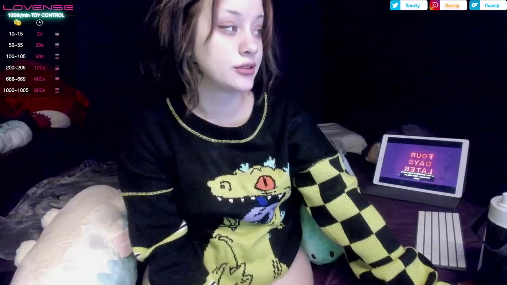 Gallery image thumbnail from flooziy's myfreecams stream on, 02/10/2023, 09:10 image 20 of 20