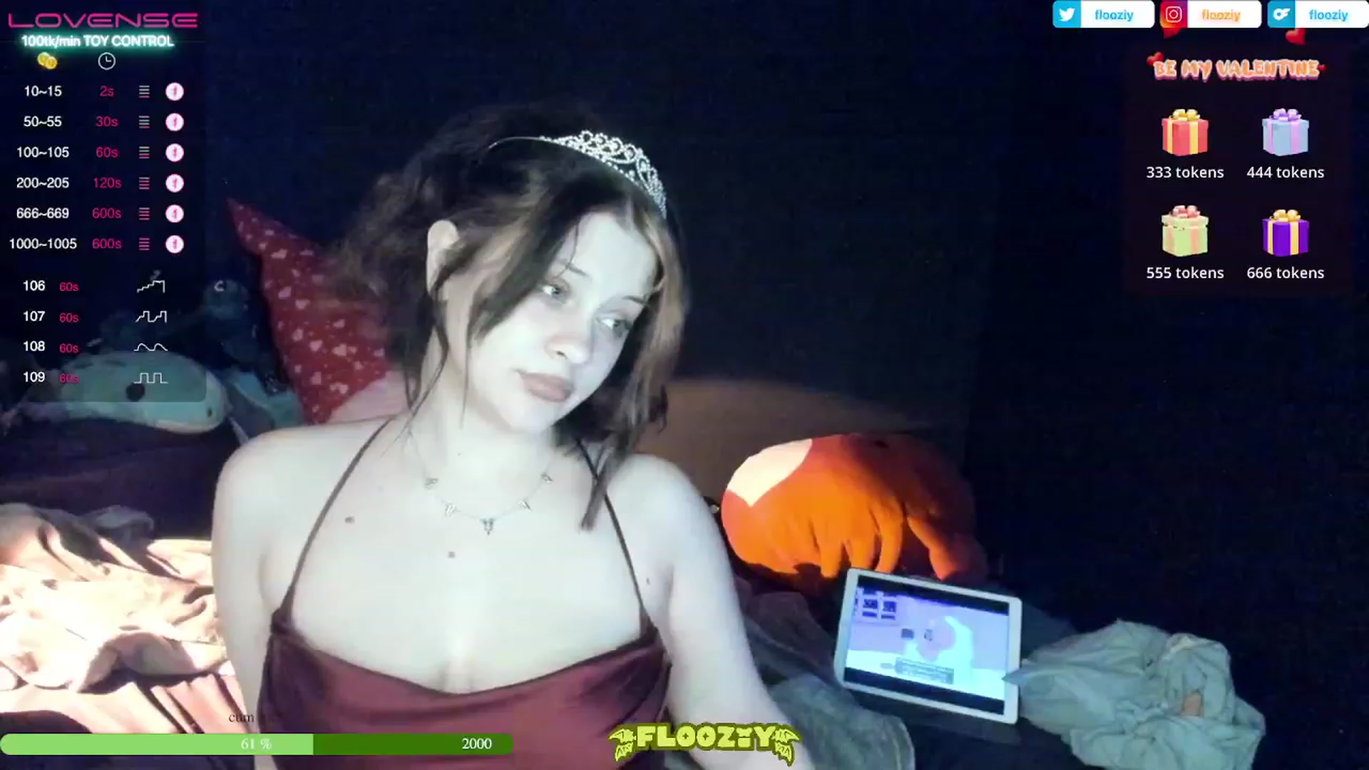 Gallery image thumbnail from flooziy's myfreecams stream on, 02/15/2023, 05:43 image 7 of 20
