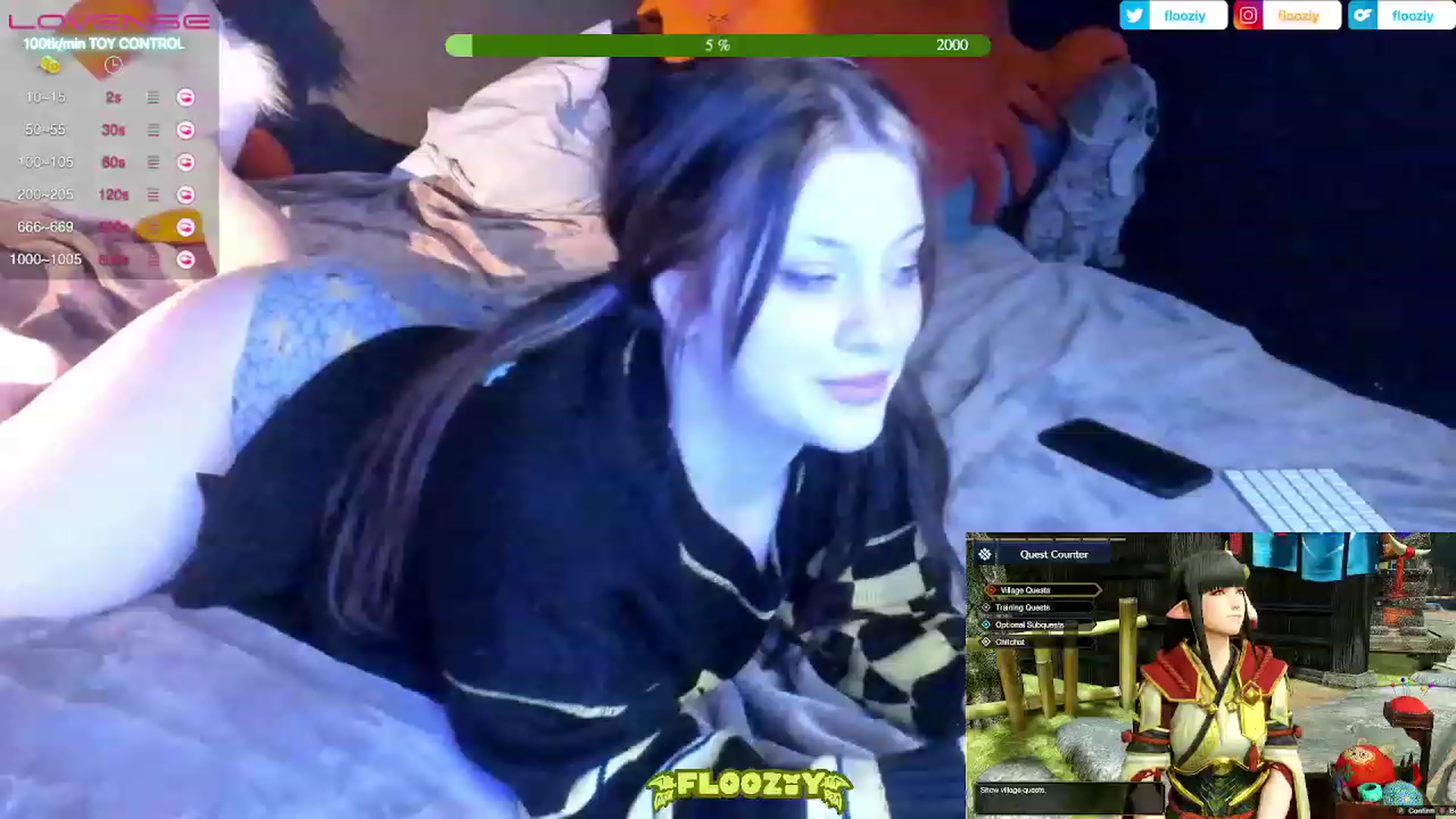Gallery image thumbnail from flooziy's myfreecams stream on, 02/16/2023, 04:48 image 4 of 20