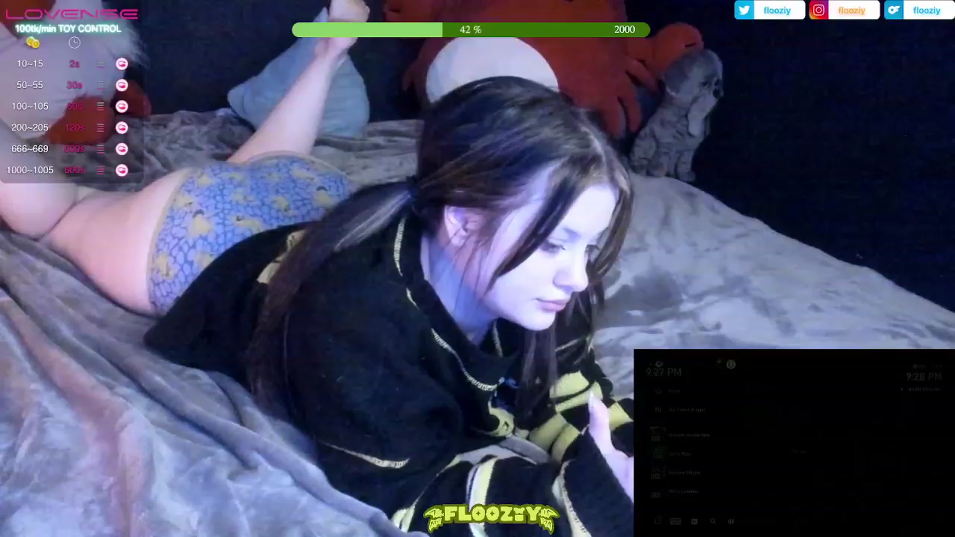 Gallery image thumbnail from flooziy's myfreecams stream on, 02/16/2023, 05:41 image 13 of 20