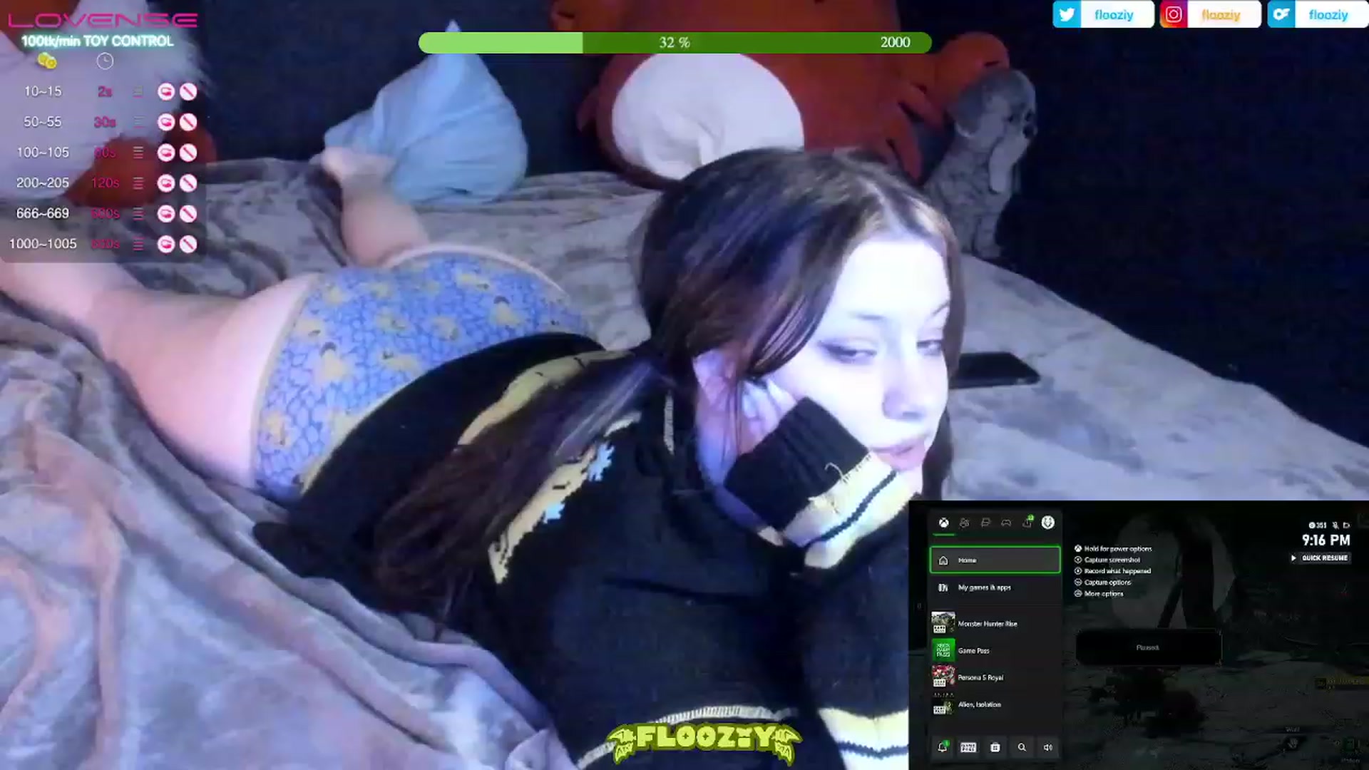 Gallery image thumbnail from flooziy's myfreecams stream on, 02/16/2023, 05:41 image 5 of 20