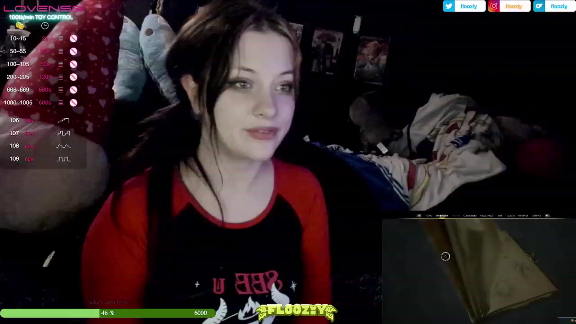 Gallery image thumbnail from flooziy's myfreecams stream on, 02/25/2023, 07:13 image 19 of 20