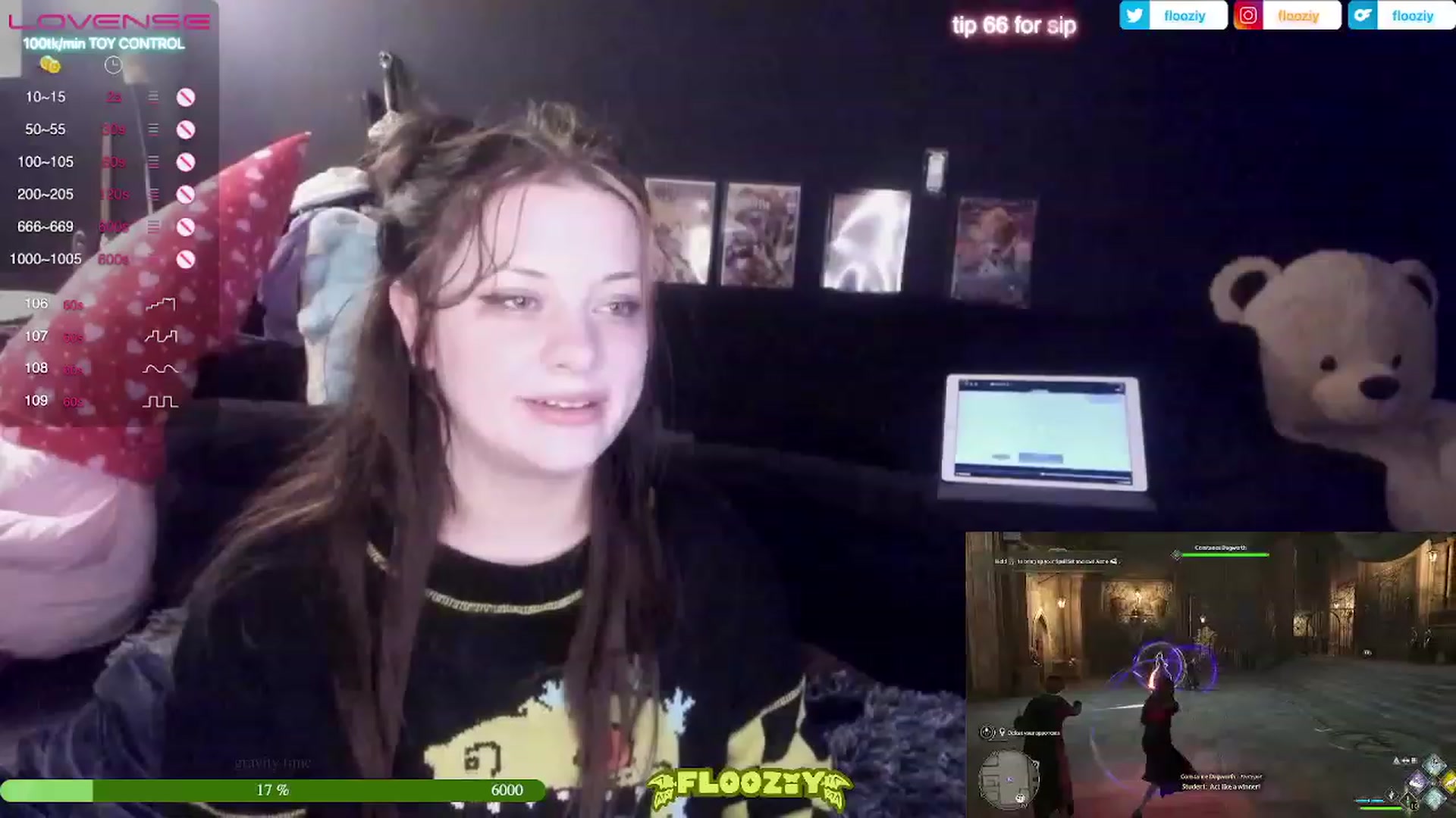 Gallery image thumbnail from flooziy's myfreecams stream on, 02/27/2023, 08:22 image 10 of 20