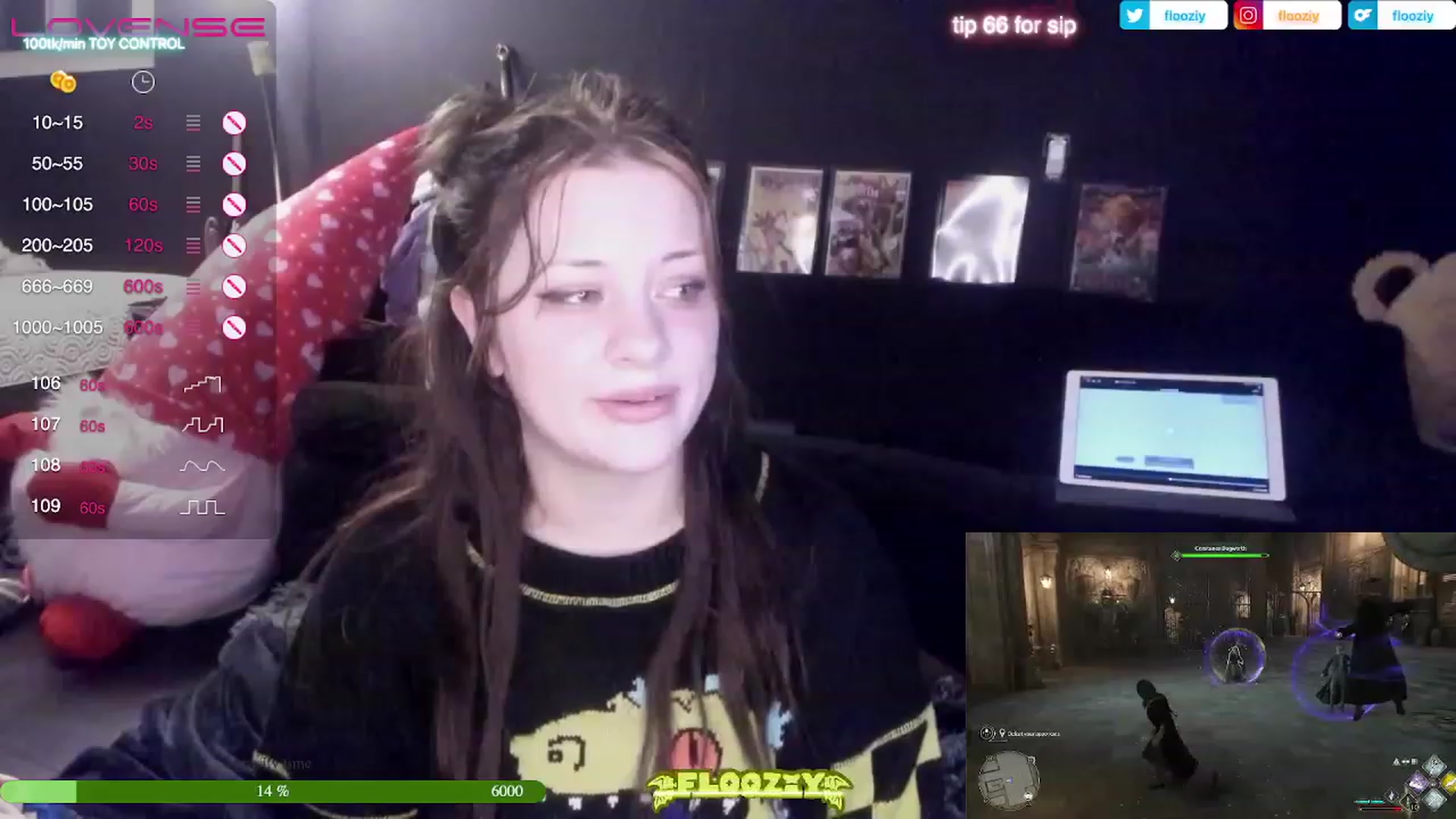 Gallery image thumbnail from flooziy's myfreecams stream on, 02/27/2023, 08:22 image 8 of 20