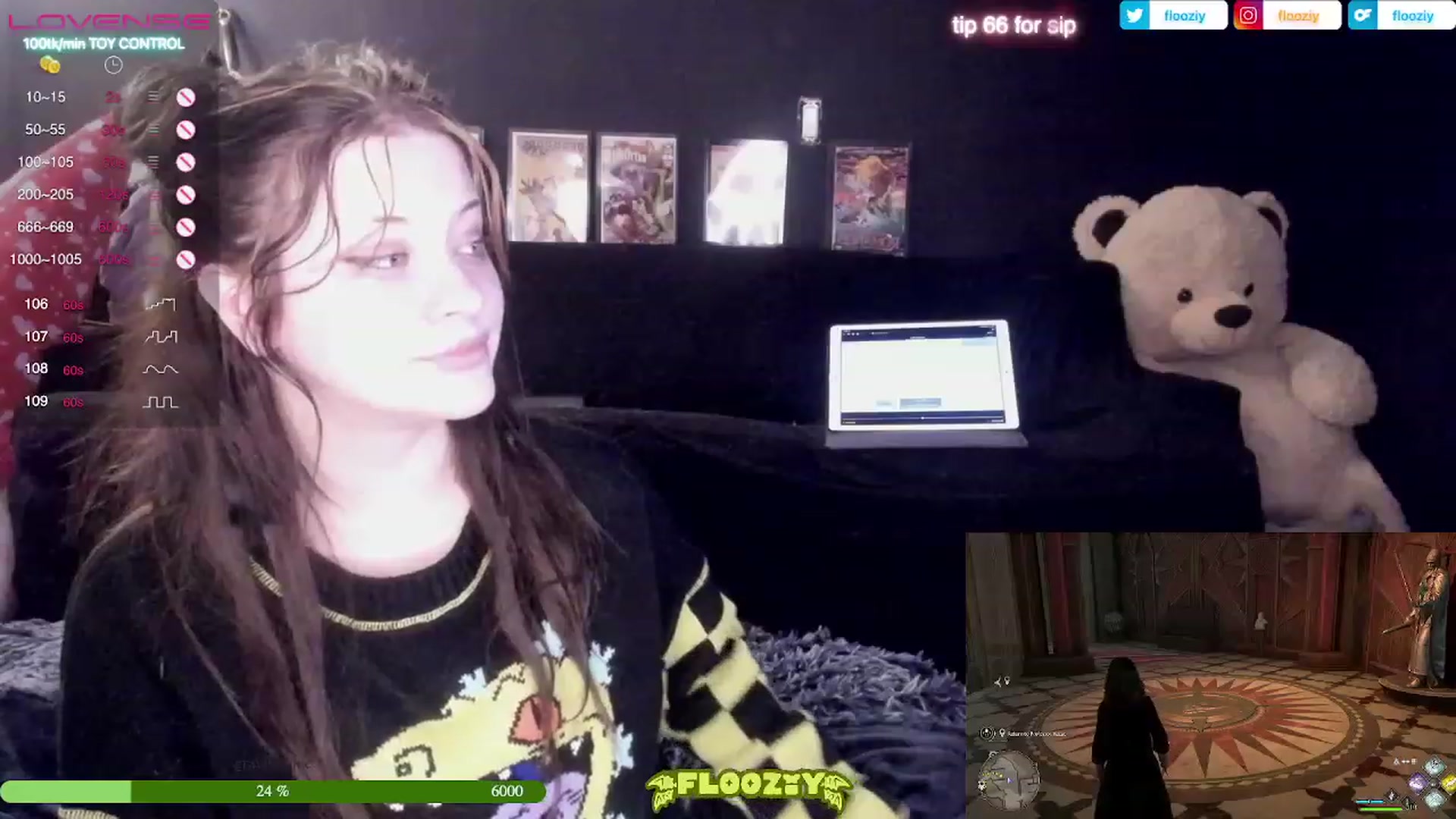 Gallery image thumbnail from flooziy's myfreecams stream on, 02/27/2023, 08:22 image 14 of 20