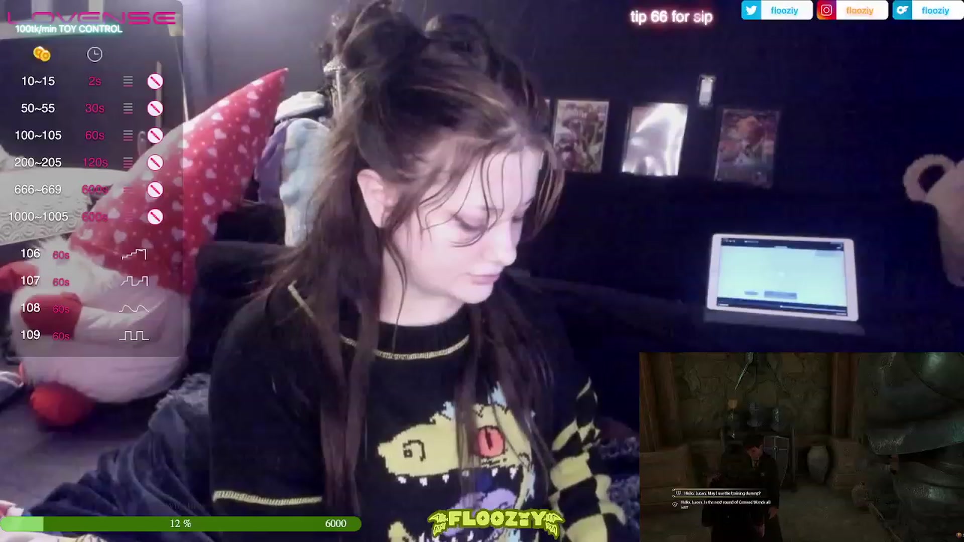 Gallery image thumbnail from flooziy's myfreecams stream on, 02/27/2023, 08:22 image 7 of 20