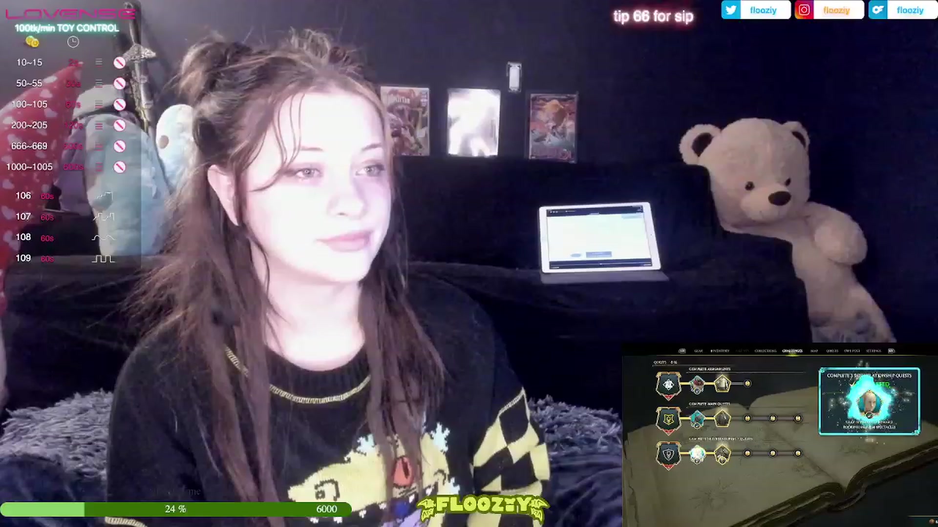 Gallery image thumbnail from flooziy's myfreecams stream on, 02/27/2023, 08:22 image 15 of 20