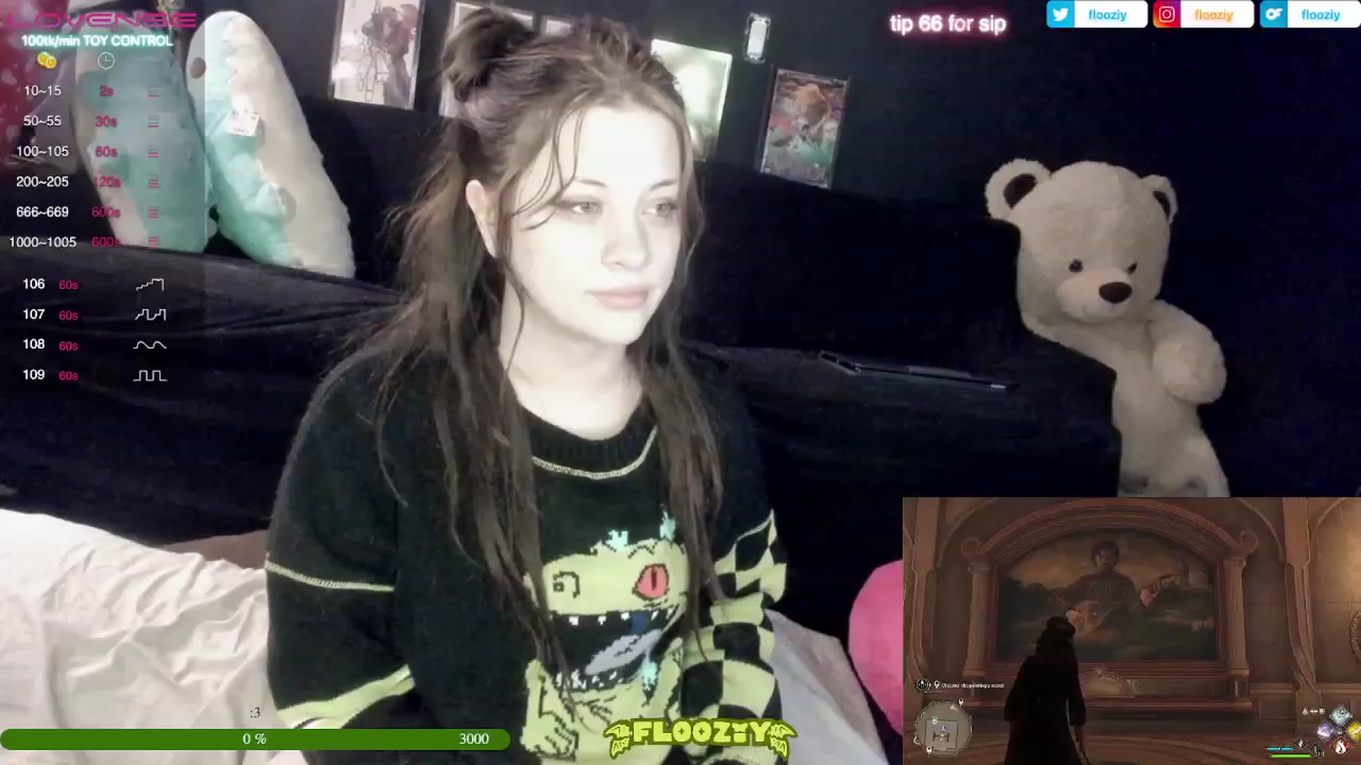 Gallery image thumbnail from flooziy's myfreecams stream on, 02/27/2023, 09:31 image 13 of 20