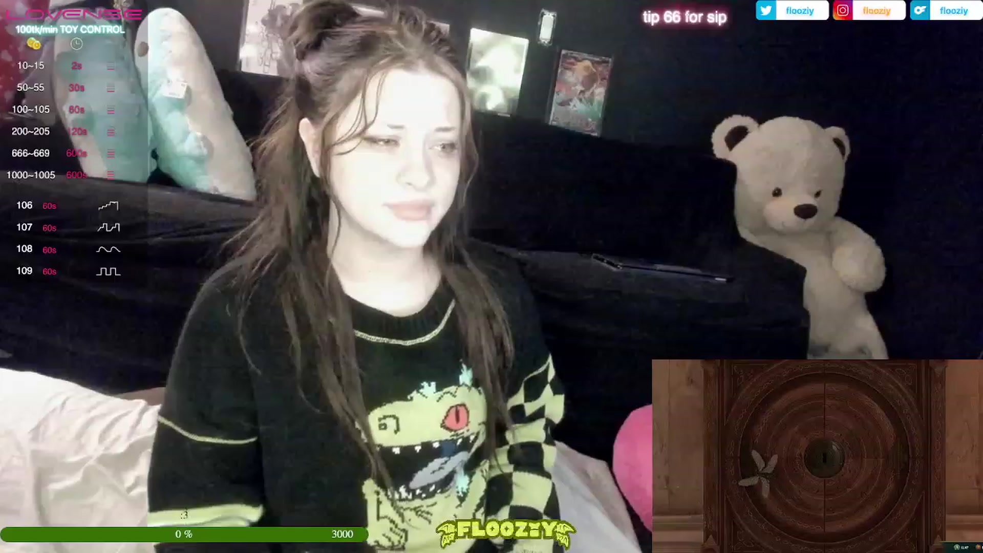 Gallery image thumbnail from flooziy's myfreecams stream on, 02/27/2023, 09:31 image 12 of 20